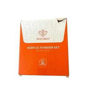 Modelones Acrylic Powder Set 6 Colors Professional Nail System 10g 0.35oz Each